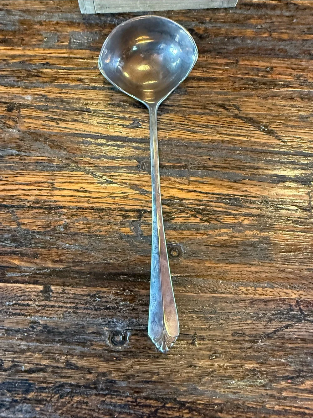 Silver Colored Plated Serving Ladle Classic Punch